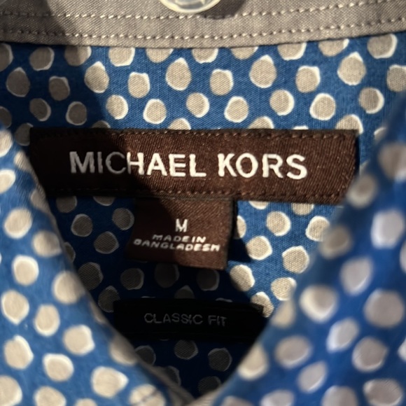 Michael Kors short sleeve button down M - Picture 3 of 4